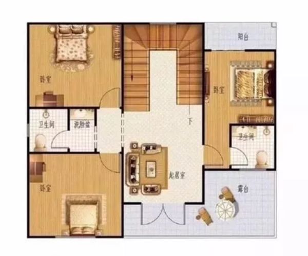 20多萬的農(nóng)村輕鋼別墅自建房 臺風(fēng)來了也不怕了(圖3)