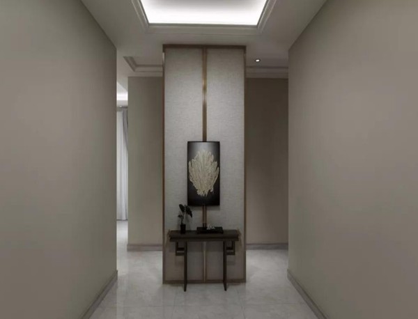 368平米氣派輕鋼別墅,很有面子,十里八親都來參觀(圖2) 輕鋼別墅玄關(guān)