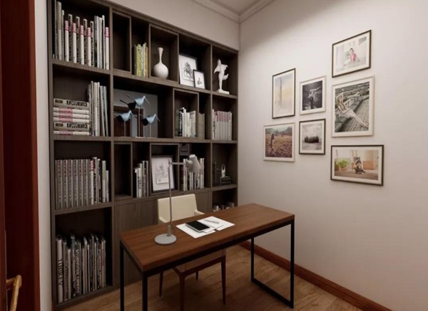 368平米氣派輕鋼別墅,很有面子,十里八親都來參觀(圖8) 輕鋼別墅書房