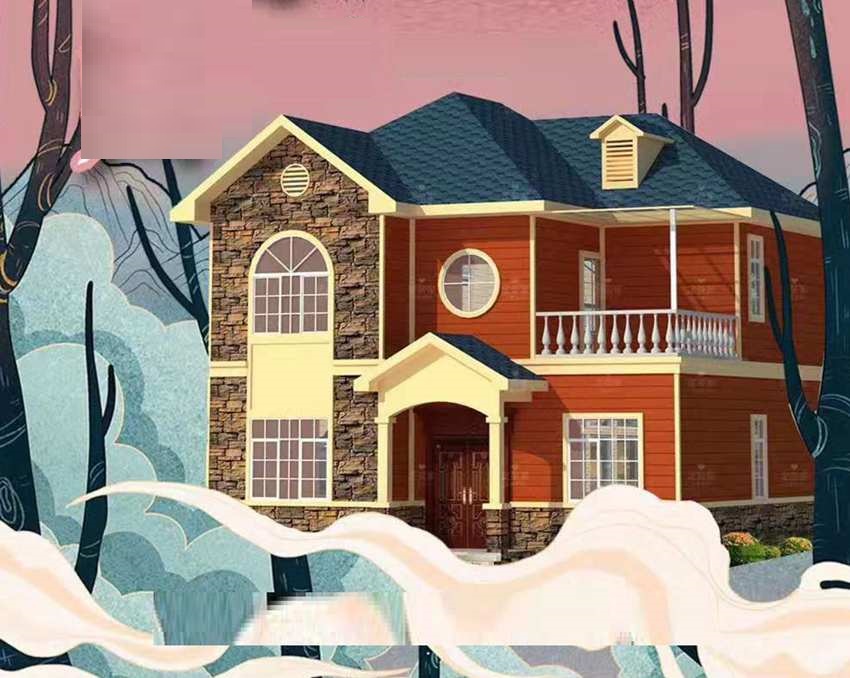 輕鋼別墅100平米造價多少?是否值得購買?(圖1) 睿婕輕鋼別墅