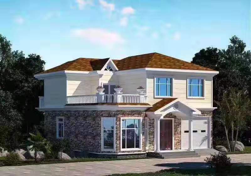 揚州輕鋼別墅建筑設(shè)計 29萬起建別墅【免費設(shè)計】(圖3) 揚州輕鋼別墅