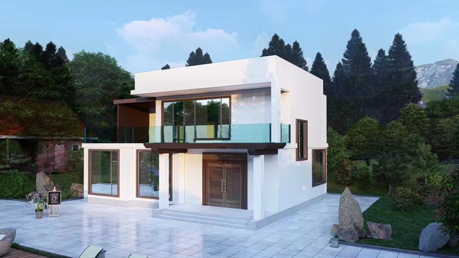 輕鋼別墅室內設計有哪些風格選擇？(圖2)