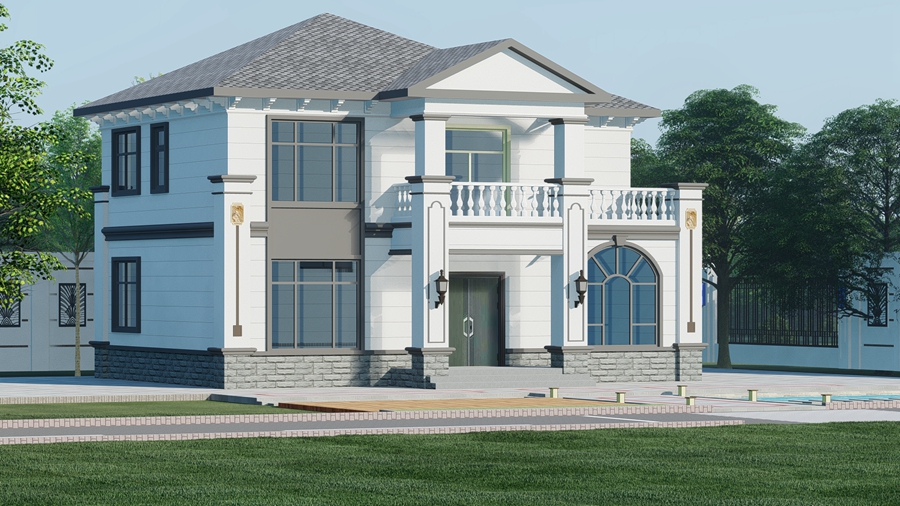 稻田邊的夢幻之居：農村輕鋼別墅，打造農民心頭最愛！(圖2)