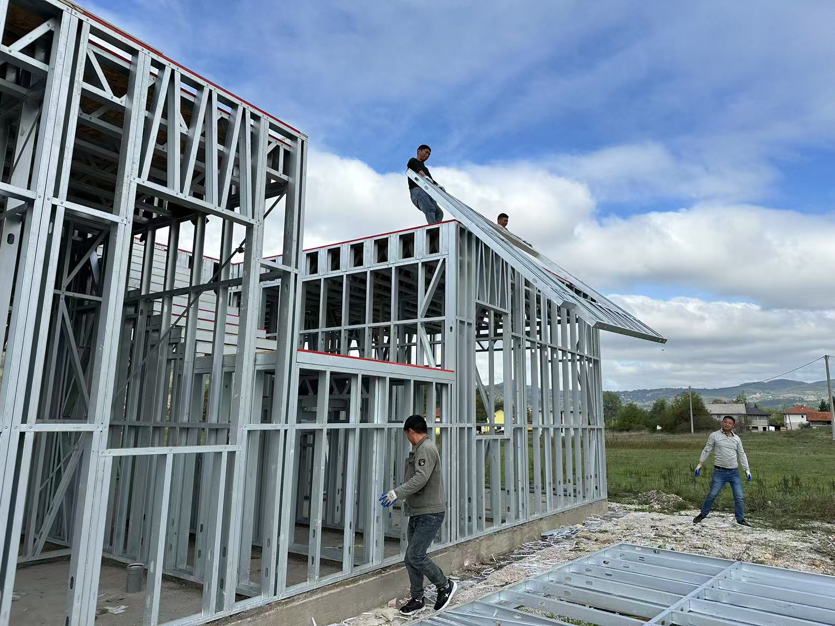 輕鋼別墅的龍骨結構 輕鋼別墅的龍骨結構
