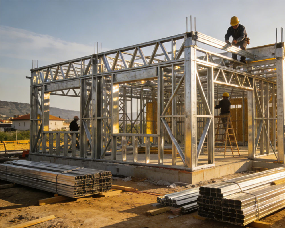 漢良6套輕鋼別墅出口黑山：用品質征服客戶挑剔(圖2)